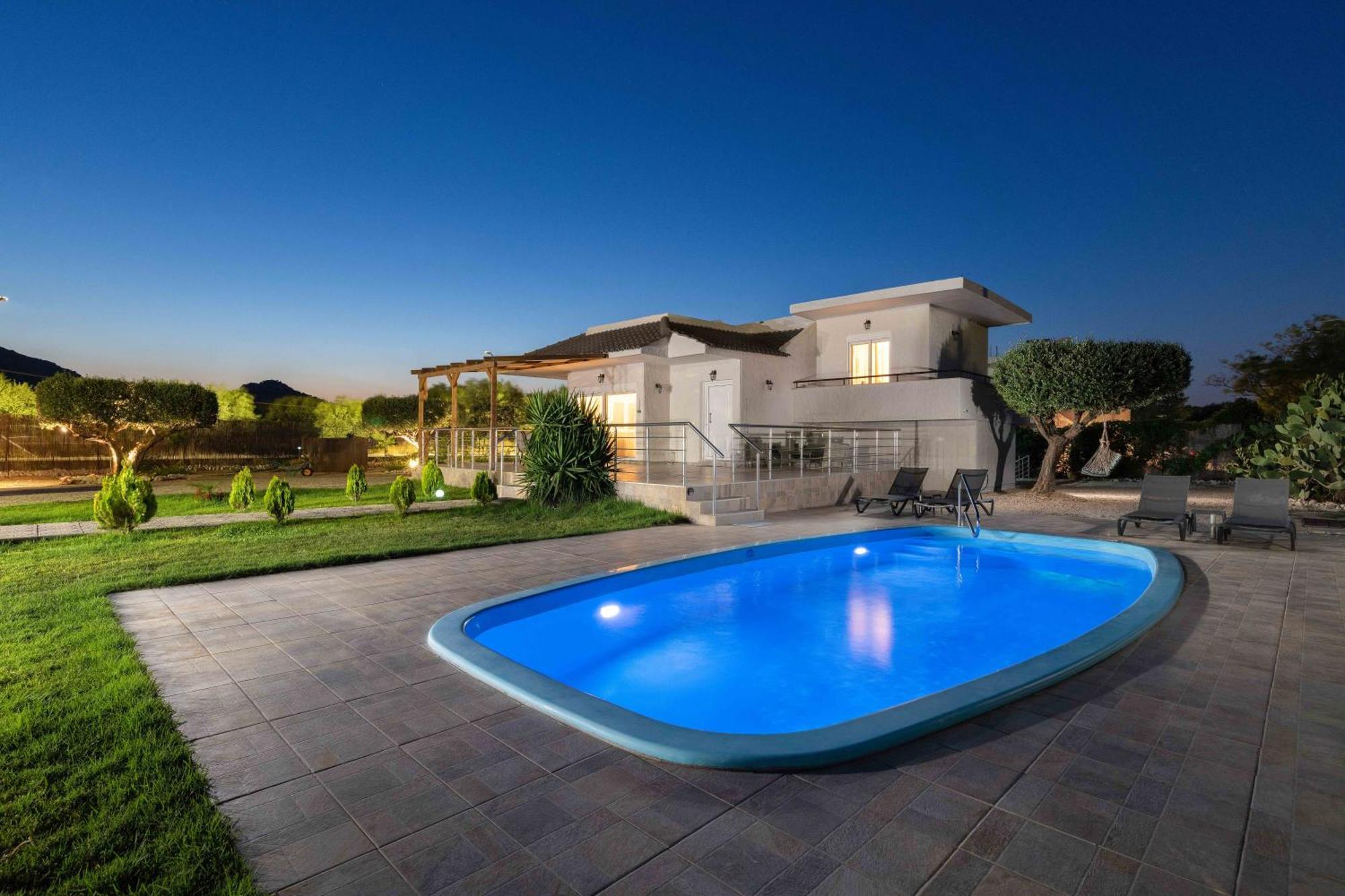 Sugar View Villa In Kolymbia Ngoại thất bức ảnh